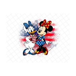 mouse and friends happy 4th of july png, red white and blue, fourth of july png, american freedom, patriotic png, family