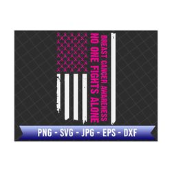 breast cancer awareness no one fights alone svg, awareness ribbon svg, breast cancer awareness svg, cancer ribbon svg, a