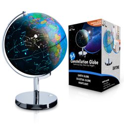 usa toyz illuminated globe for kids learning - 9"diameter