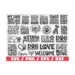 dog mom svg bundle / cut files / clip art / commercial use / dog mom svg / funny dog quotes