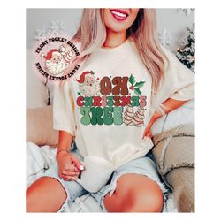 Trendy Christmas PNG Design for Shirt Sublimation, Trendy Retro Christmas Tree Junkie Png, Oh Christmas Tree, Christmas