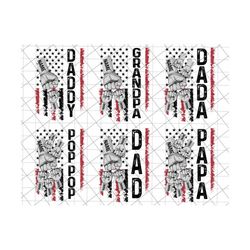 personalized bundle grandpa png, pop pop, dad, dada, papa, daddy png, baby kid hand, fist bump dad png, father's day, am