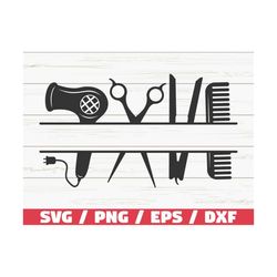 hairdresser monogram svg / hairstylist svg / cut file / cricut / commercial use / hairdresser svg / hair hustler svg / i