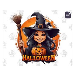 cute and spooky witch halloween png clipart - add charm to your halloween decor and digital art with trendy witchy woman