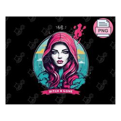 bitch be gone png file - bitch spray, bitch be gone, tumbler sublimation - skinny tumbler png - birthday tumbler design