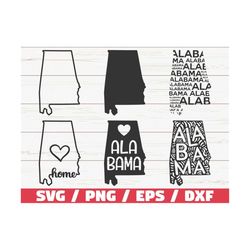 alabama state svg / cut file / cricut / clip art / commercial use / silhouette / alabama svg / alabama home svg / alabam