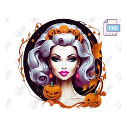 Stylish Barbie Halloween SVG PNG - Barbie Clipart, Barbie SVG Birthday, and Pink Barbie for Memorable Halloween Projects
