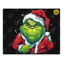 Grinch Christmas PNG - Instant Download, Digital Sublimation PNG, Christmas Grinch, Sublimation Designs, SVG, Holiday De