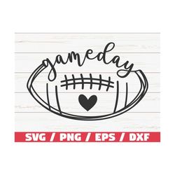 Game Day SVG / Cut File / Cricut / Silhouette Studio / Football SVG / Football Shirt / Football Mom SVG / Commercial Use
