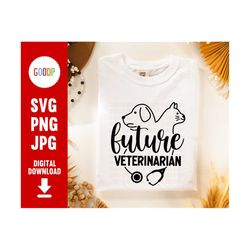 future veterinarian svg, veterinarian svg, veterinary svg, animal lover svg, svg files for cricut, digital download, ins