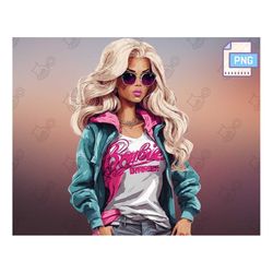 Barbie Beauty in PNG - Sublimation Design, Clipart - Instant Download, Pink Doll PNG, Girl Png, Sticker Clipart - Crafti