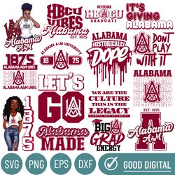 alabama a&m university svg, hbcu collection, hbcu designs, hbcu svg, historically black college designs svg, svg for