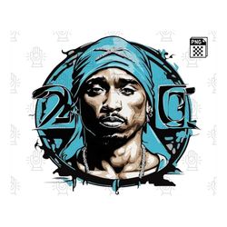empowering 2 pac shakur png file - hip-hop sublimation designs, graphics - music icon art - digital print, 2pac png file