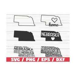 nebraska state svg / cut file / cricut / clip art / commercial use / silhouette / nebraska svg / nebraska home svg / ne