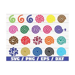 rolled paper flowers svg / flowers template / origami / paper rose svg / cut file / cricut