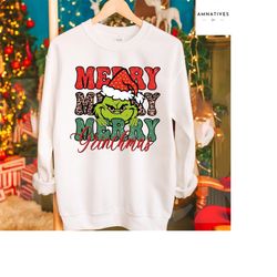 merry grinchmas shirt, christmas sweatshirt, grinch christmas shirt, grinch merry christmas shirt, christmas sweatshirt,