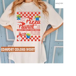 pizza planet shirt, toy story little green aliens, little green aliens shirt, little green aliens pizza planet, disneyla