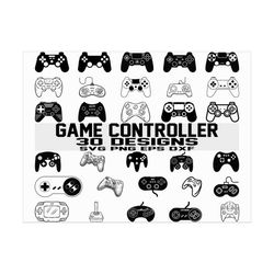 Game Controller Svg/ Joystick Svg/ Ps4/ Playstation/ Clipart/ Silhouette/ Printable/ Cut Files/ Cricut/ Instant Download