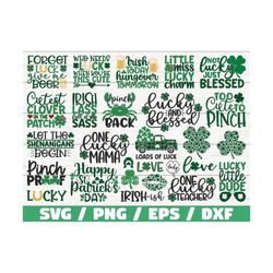St Patrick's Day Svg Bundle / Irish Svg Bundle / Cut File / Instant Download / Commercial Use / Silhouette / Clip Art /