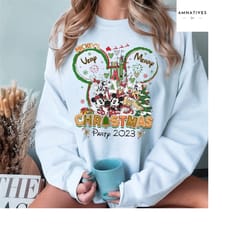 mickey's merry christmas party 2023 shirt, disney christmas shirt, mickey christmas shirt, mickey mouse shirt, disney xm