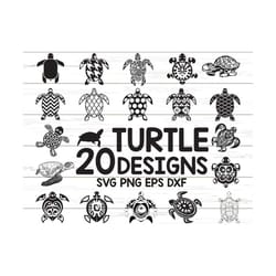 turtle svg/ sea turtle svg/ tortoise svg/ sea svg/ aquatic svg/ reptile svg/ clipart/ silhouette/ decal/ stencil/ vinyl/