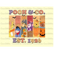 Spooky Pooh Bear Co Est 1926 Png, Pooh Bear Halloween Png, Spooky Honey Bear Png, Honey Bear Halloween, Instant Download