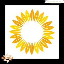 Sun Symbol Sunflower Logo Svg, Flower Svg, Sun Svg, Sun Symbol Svg, Sunflower Logo Svg, Birthday Gift Svg, Gift For Girl