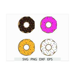 Donut svg file/ Donuts cut file/ Doughnut svg/ Donut cricut/ Sprinkle Donut svg/ Sprinkle svg/ Donut clipart/ Donut clip