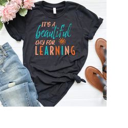 it's a perfect day for learning tee, teacher shirt, team teacher tee, learning shirt, teacher life shirt, retro teacher
