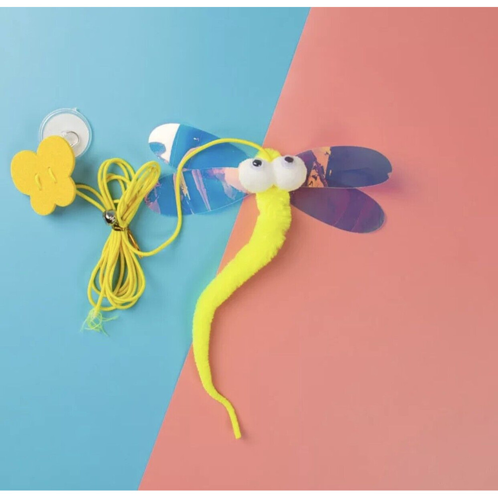 Funny Interactive Cat Toy Dragonfly