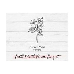 birth month flower bouquet svg, flower svg, floral svg, birth month flower,birth flower,flower bouquet,flower,flowers,ta
