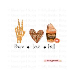 peace love fall png, fall png, fall sublimation, peace love fall, digital download, fall vibes png, sublimation,  peace
