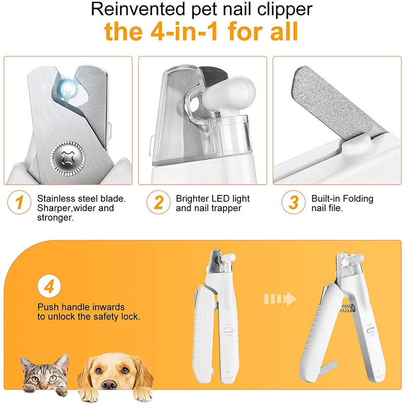 Professional Dog Nail Trimmer with Safety Guard 5