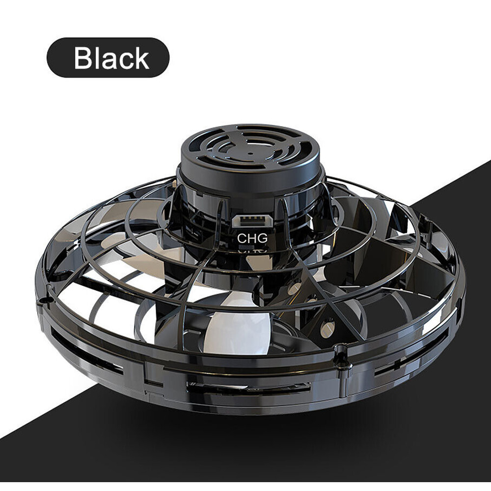 Flying Fidget Spinner Drone Ball UFO Black