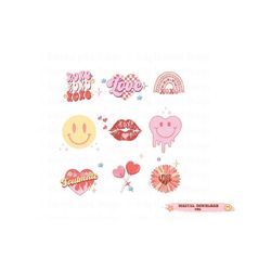 retro valentine png , groovy valentine png, funny valentine's png, valentine png, love xoxo sublimation, be mine png, va