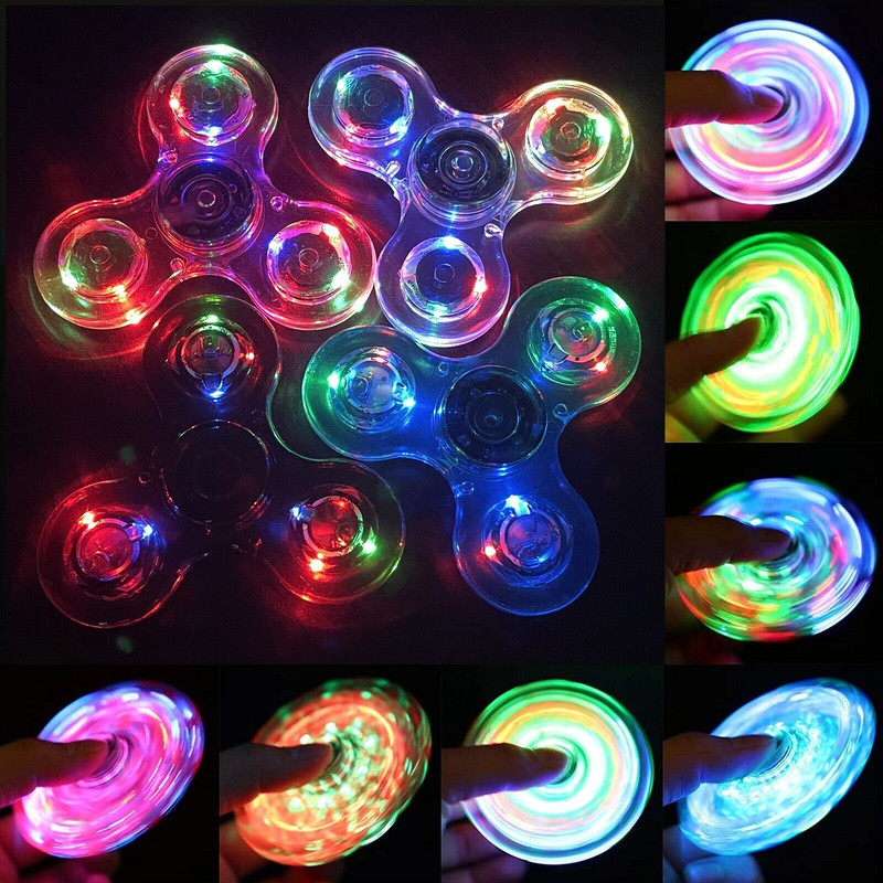 Glow in the Dark LED Fidget Spinner 3