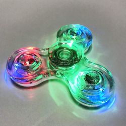 glow in the dark led fidget spinner
