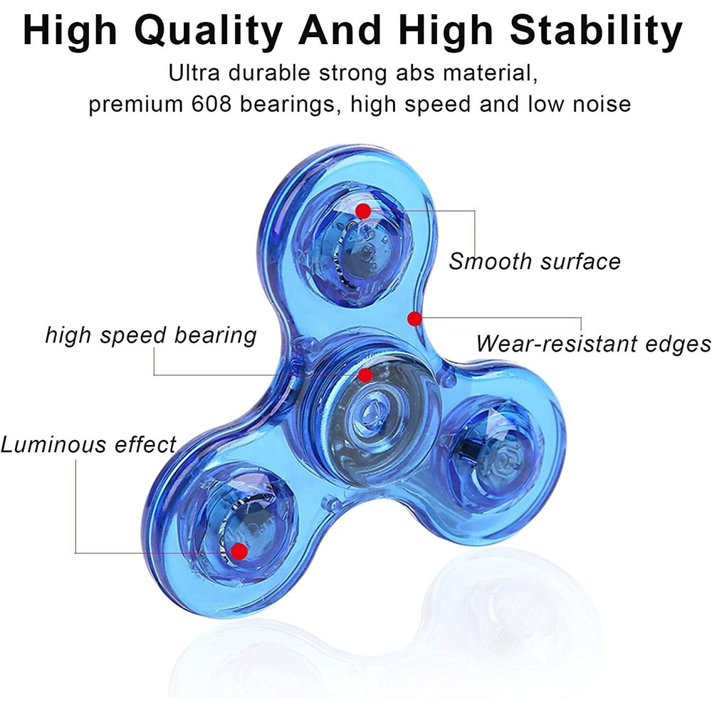 Glow in the Dark LED Fidget Spinner 7