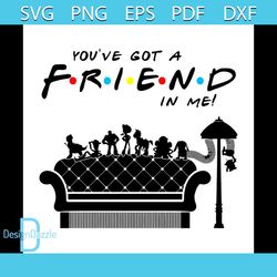 You Have Got A Friend In Me Svg, Disney Svg, Disney Character Svg, Friend Svg, Sofa Svg, Royal Sofa Svg, Disney Sofa Svg
