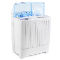 portable mini twin tub washer dryer 17.6lbs