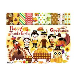 72 thanksgiving cliparts 35 thanksgiving digital papers 25 thanksgiving backgrounds thanksgiving clip art leaves clipart