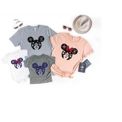 custom disney crusie mickey and minnie ears shirt, kids disneyworld tee, disneyland trip, personalized disney vacation s