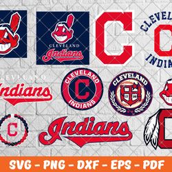 cleveland indians bundle svg, football svg ,sport svg, sport bundle svg 19