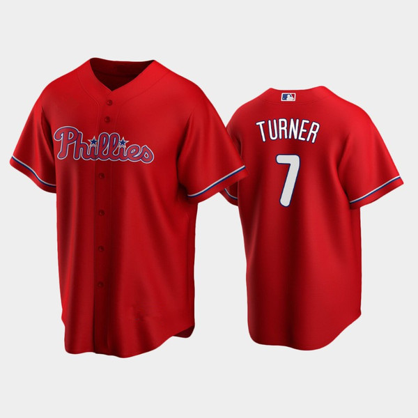 trea turner in a phillies jersey