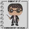 Harry Potter embroidery design
