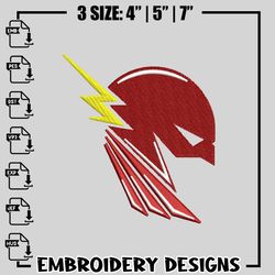 the flash head embroidery design, the flash embroidery, movie design, embroidery file, movie shirt, digital download.