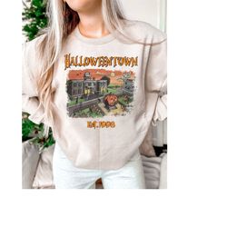 halloween town est 1998 crewneck sweatshirt, halloweentown 1998 shirt, halloweentown university sweatshirt, pumpkin hall