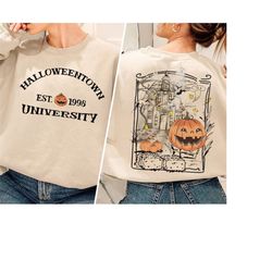 halloween town est 1998 crewneck sweatshirt, halloween sweatshirt, halloweentown university sweatshirt, pumpkin hallowee