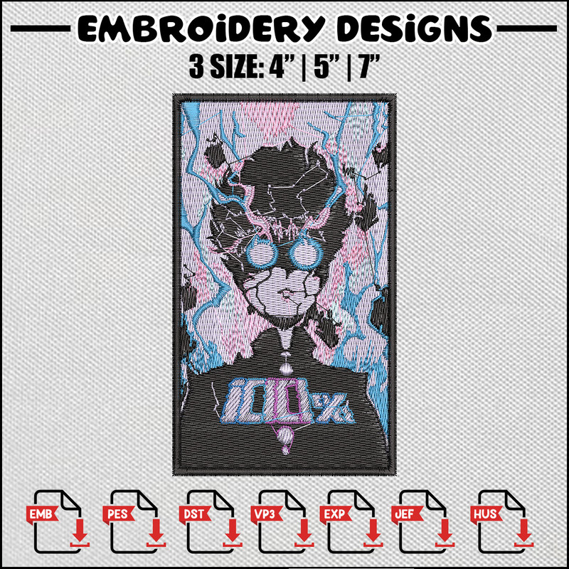 Mob box embroidery design