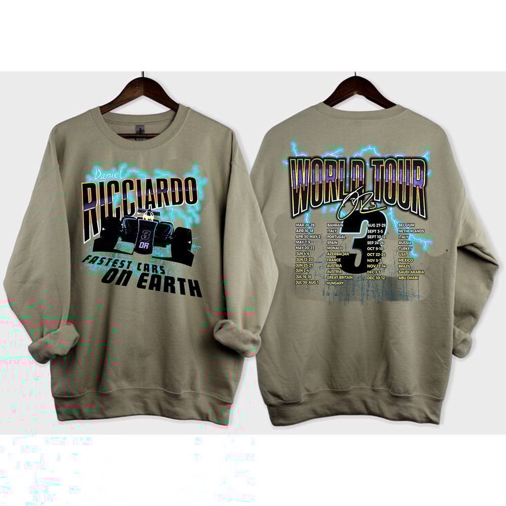 Daniel Ricciardo F1 World Tour Shirt, Formula 1 Shirt, Racing Formula One Shirt, F1 Fan Gift, Vintage 90s Bootleg T-Shirt, F1 Grand Prix - 2.jpg